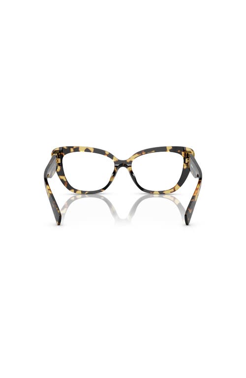 Miu Miu 53mm Cat Eye Optical Glasses In Multi