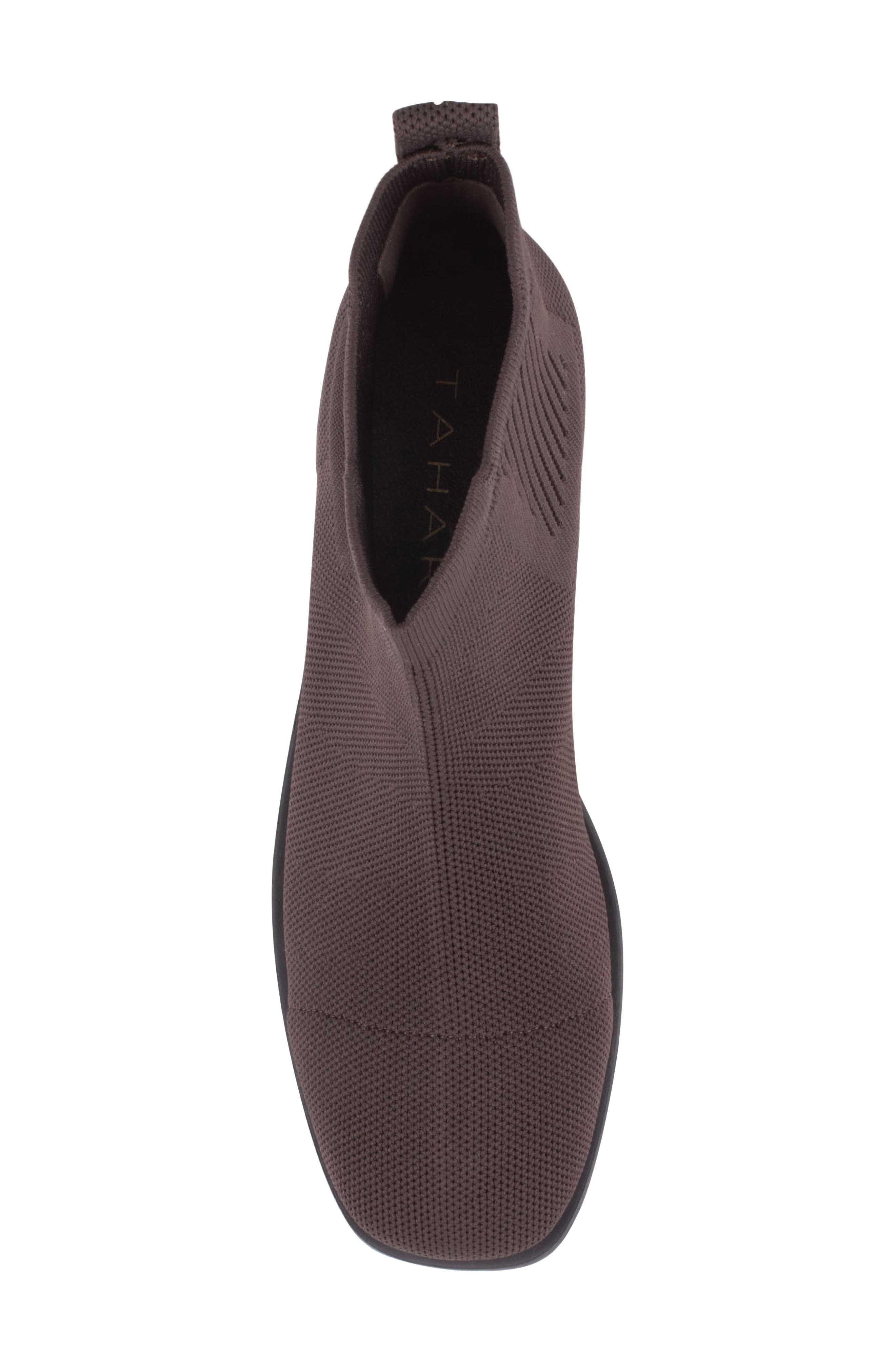 Roundabout Knit Bootie, Alternate, color, DARK BROWN