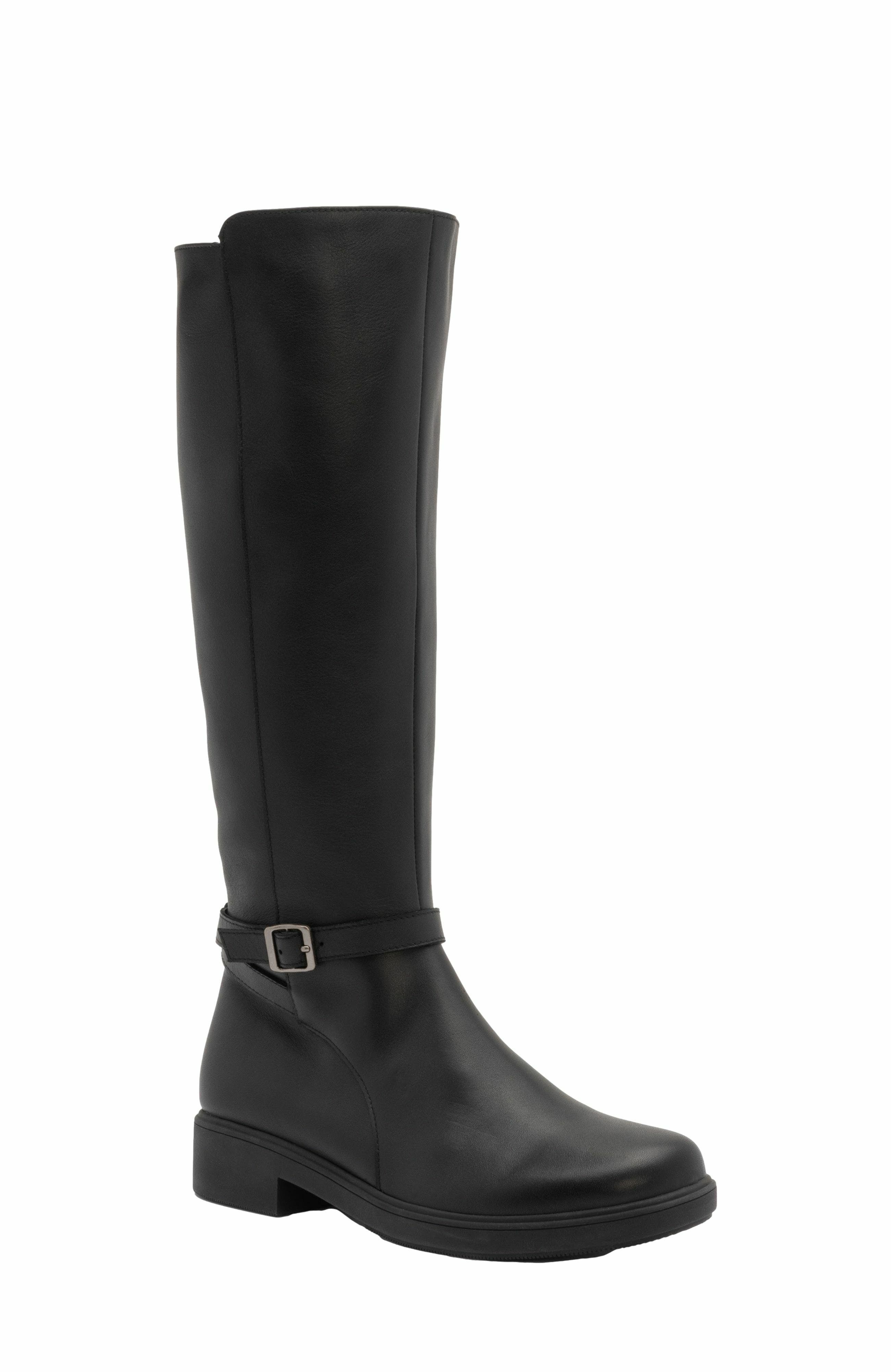 ABEO Compass Tall Boot, Main, color, Black - Metatarsal