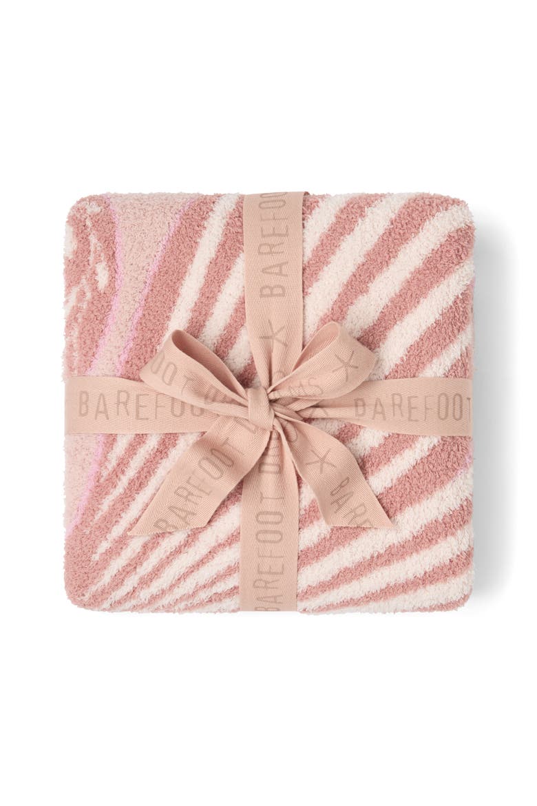 Kids' CozyChic Swan Receiving Blanket, Alternate, color, DUSTY ROSE MULTI