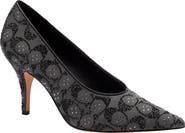 COACH Daisy Signature Crystal Jacquard Pointed Toe Pump