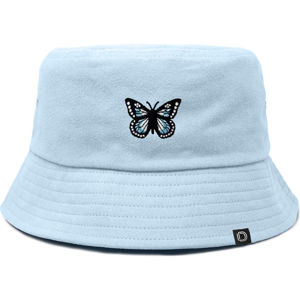 Dalix Butterfly Bucket Hat In Forever Blue