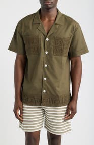 CHÉ Inigo Cotton & Linen Camp Shirt