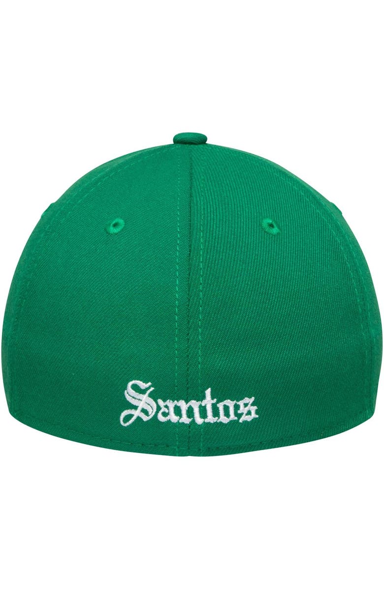 New Era Men's New Era White Santos Laguna International Club Basic 39THIRTY Flex Hat, Alternate, color, 