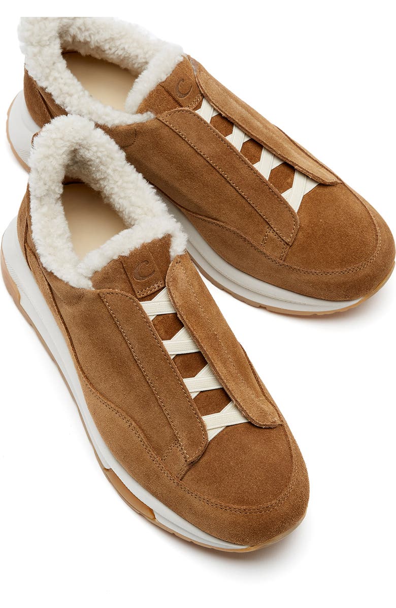 La Canadienne Vada City Dry<sup>™</sup> Genuine Shearling Lining Waterproof Slip-On Sneaker, Alternate, color,