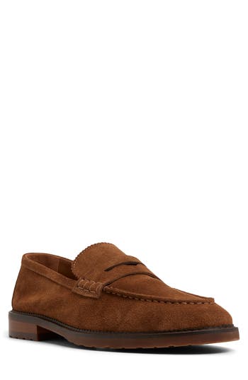 Aldo Melville Penny Loafer In Brown