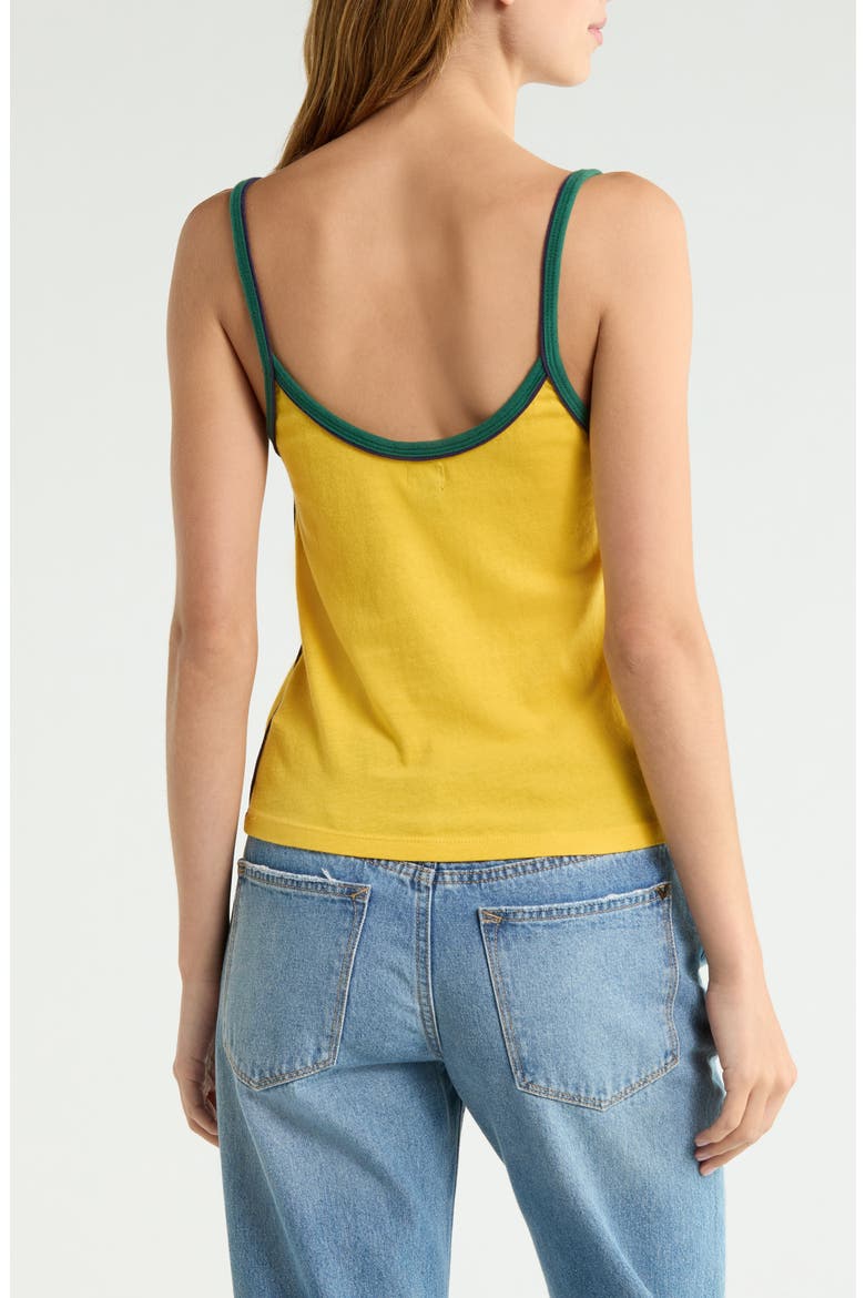 Brazil Cotton Camisole, Alternate, color, YELLOW