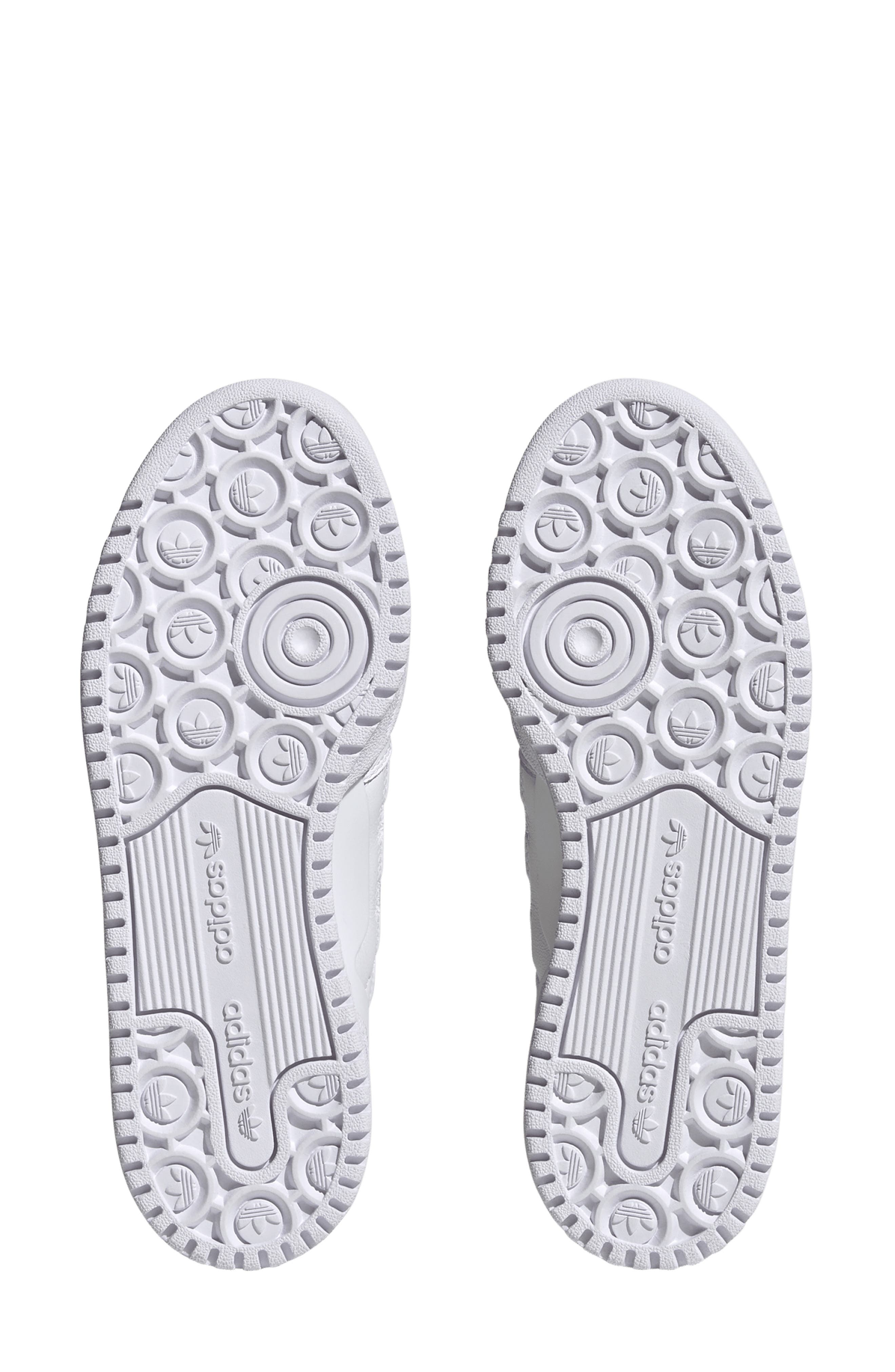 adidas Forum Bold 3-Stripes Basketball Sneaker, Alternate, color, White/ White/ Black