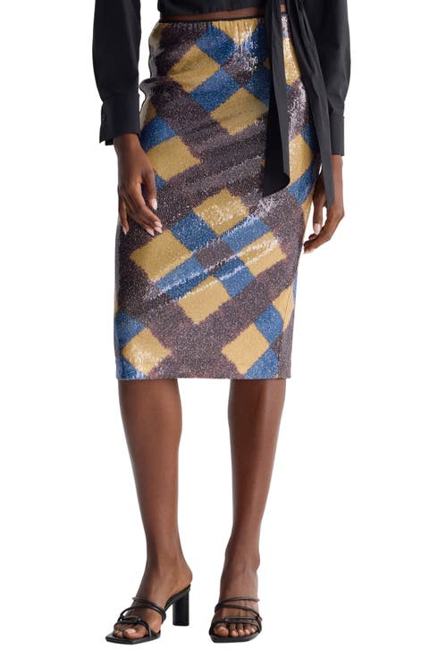 Bianca Sequin Midi Skirt