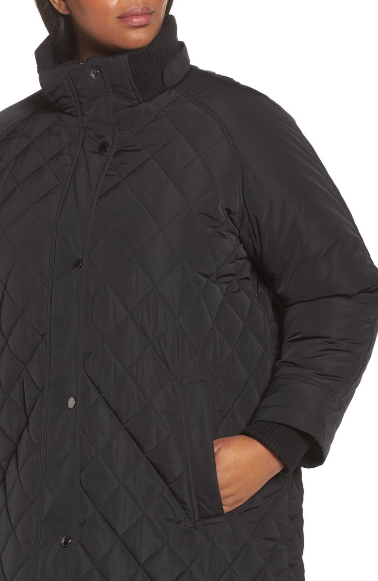 Gallery Quilted Hooded Jacket, Alternate, color,
