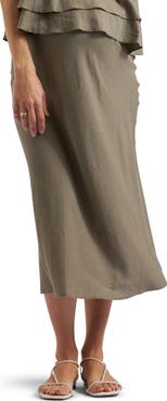 Ripe Maternity Debbie Linen Skirt