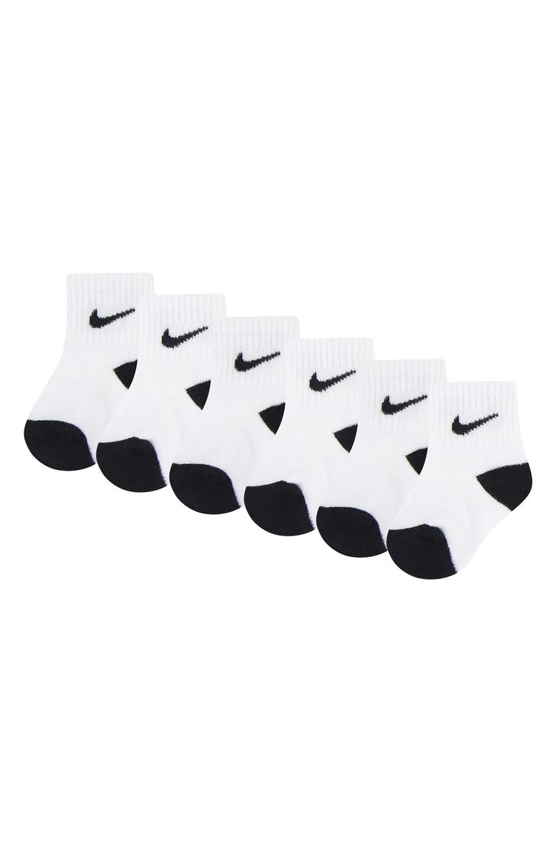 Nike 6-Pack Swoosh Ankle Socks, Main, color, White