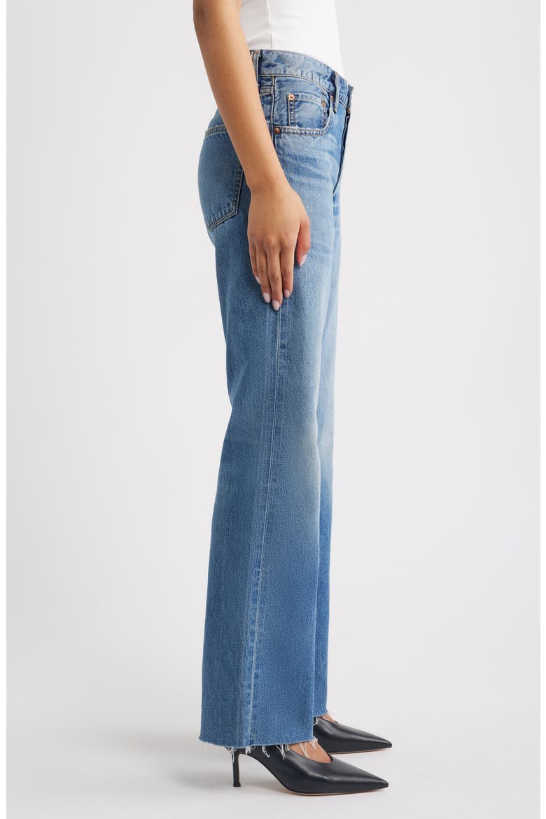 Remake Flare Jeans, Alternate, color, BLUE