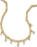 Alexis Bittar Asterales Cubic Zirconia Charm Ball Chain Necklace