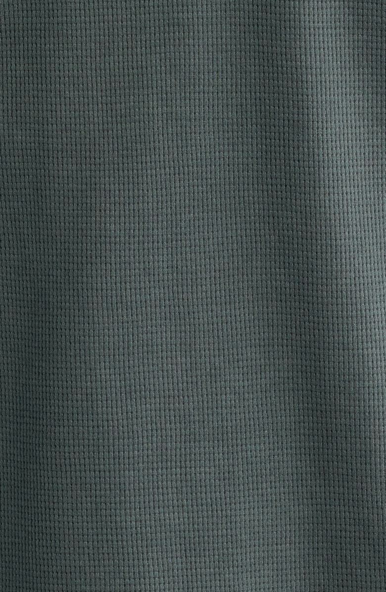 BOSS Waffle Knit Hooded Lounge T-Shirt, Alternate, color, Open Green