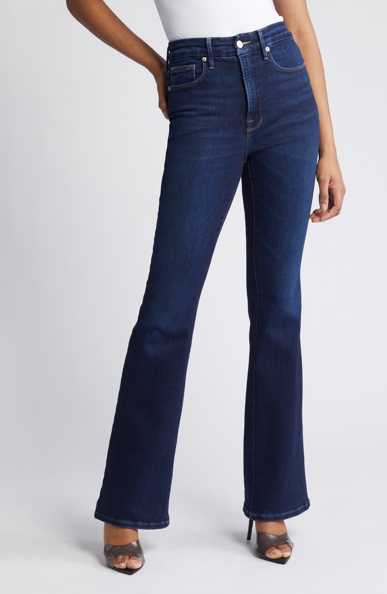 Good American Good Classic Bootcut Jeans, Main, color, 