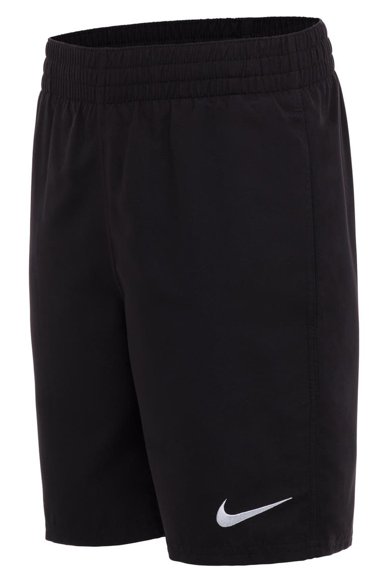 Kids' 6-Inch Volley Swim Trunks, Alternate, color, BLACK
