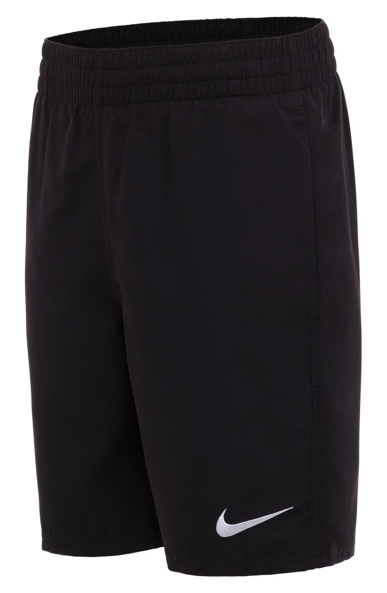 Nike Kids' 6-Inch Volley Swim Trunks, Alternate, color, Black