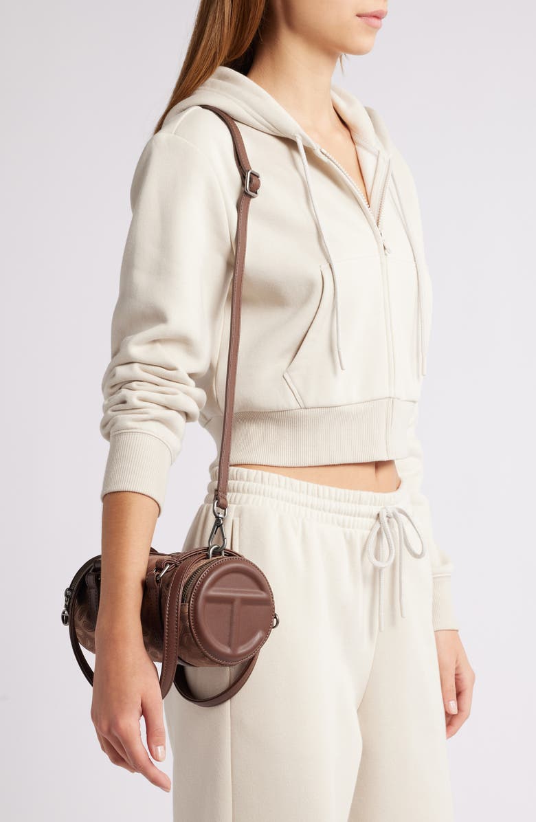 TELFAR Small Monogram Jacquard Duffle Bag, Alternate, color,