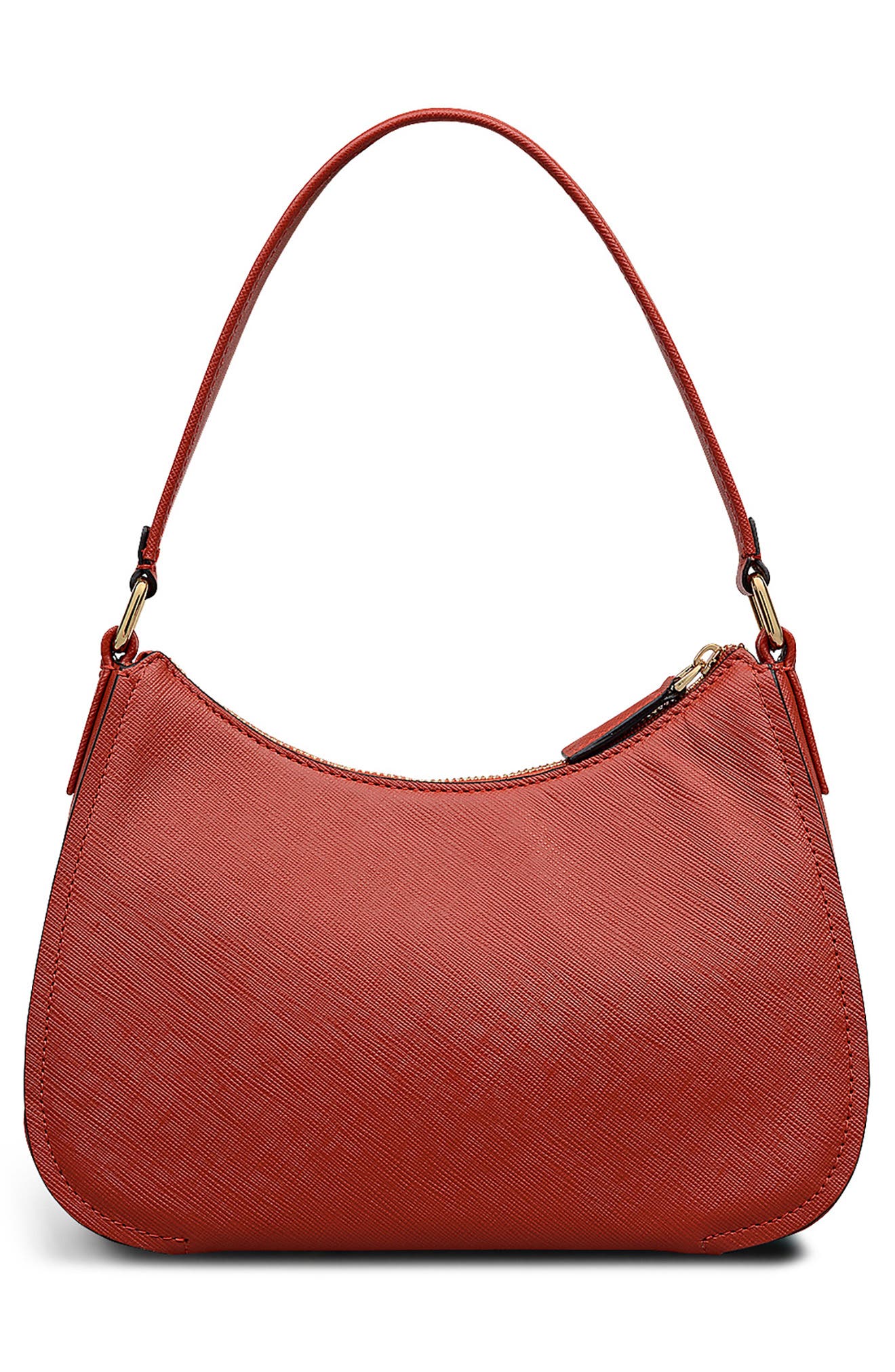 Radley Medium Crosby Leather Shoulder Bag, Alternate, color, Flame