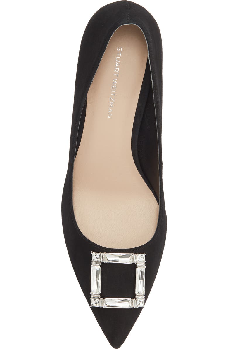 Stuart Weitzman June 75 Pump, Alternate, color, Black