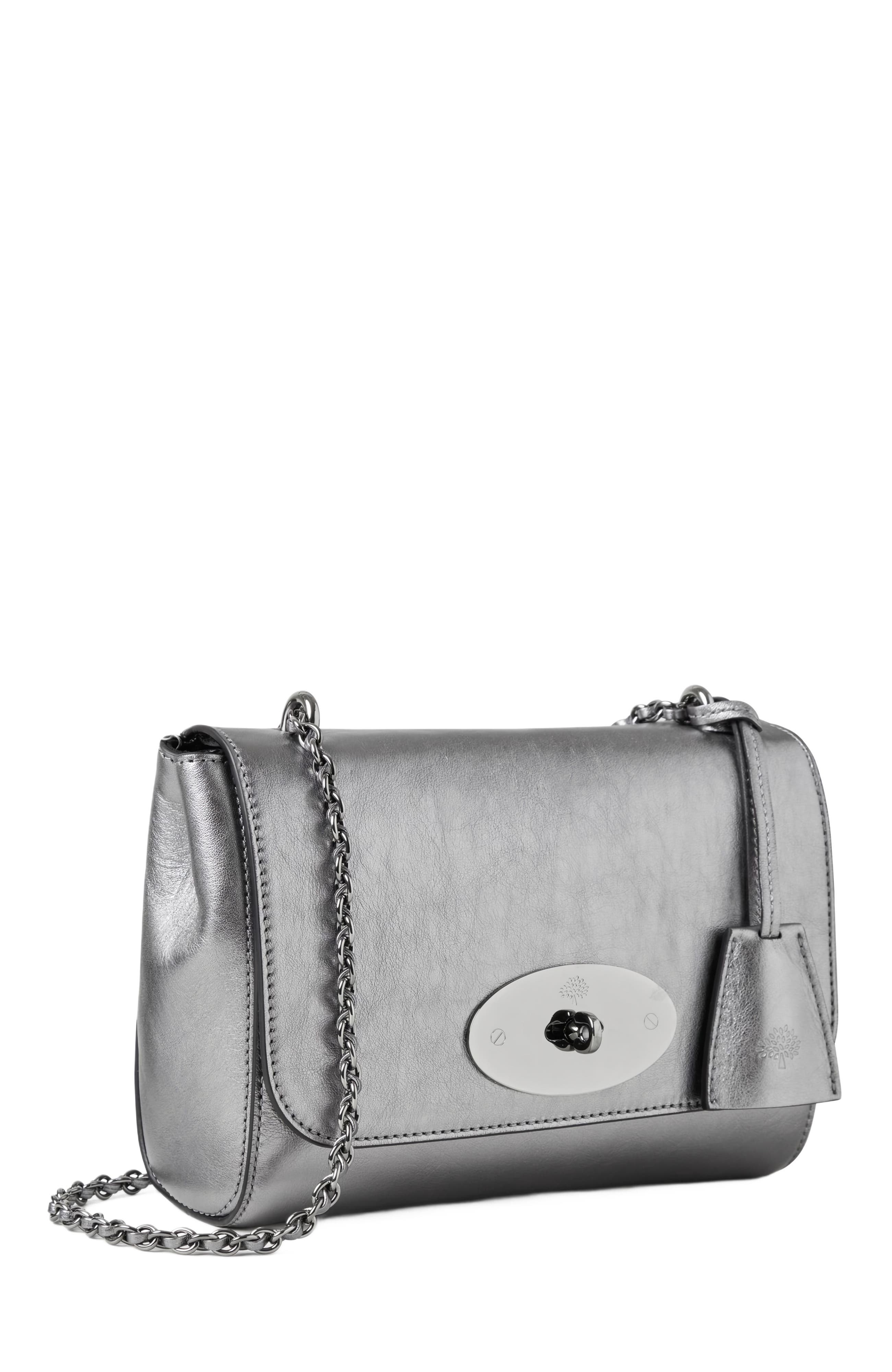 Mulberry Lily Leather Satchel, Alternate, color, 