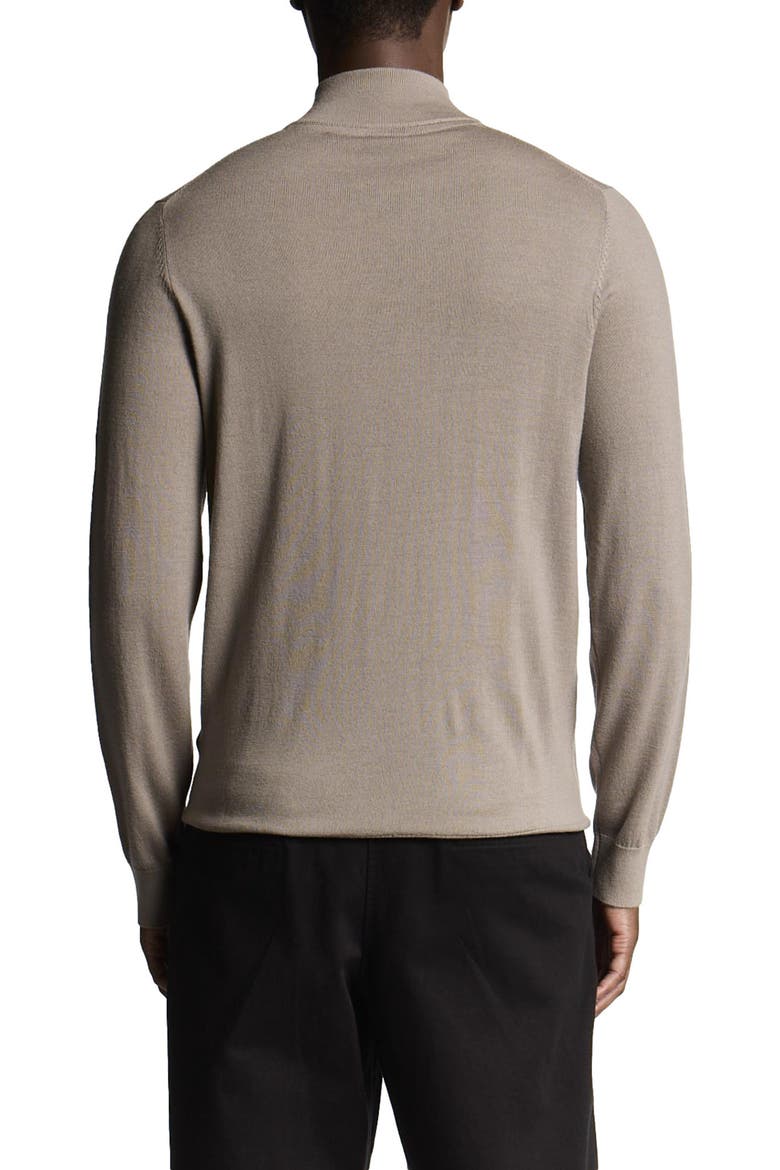 Eagle Merino Quarter Zip Sweater, Alternate, color, Cinder
