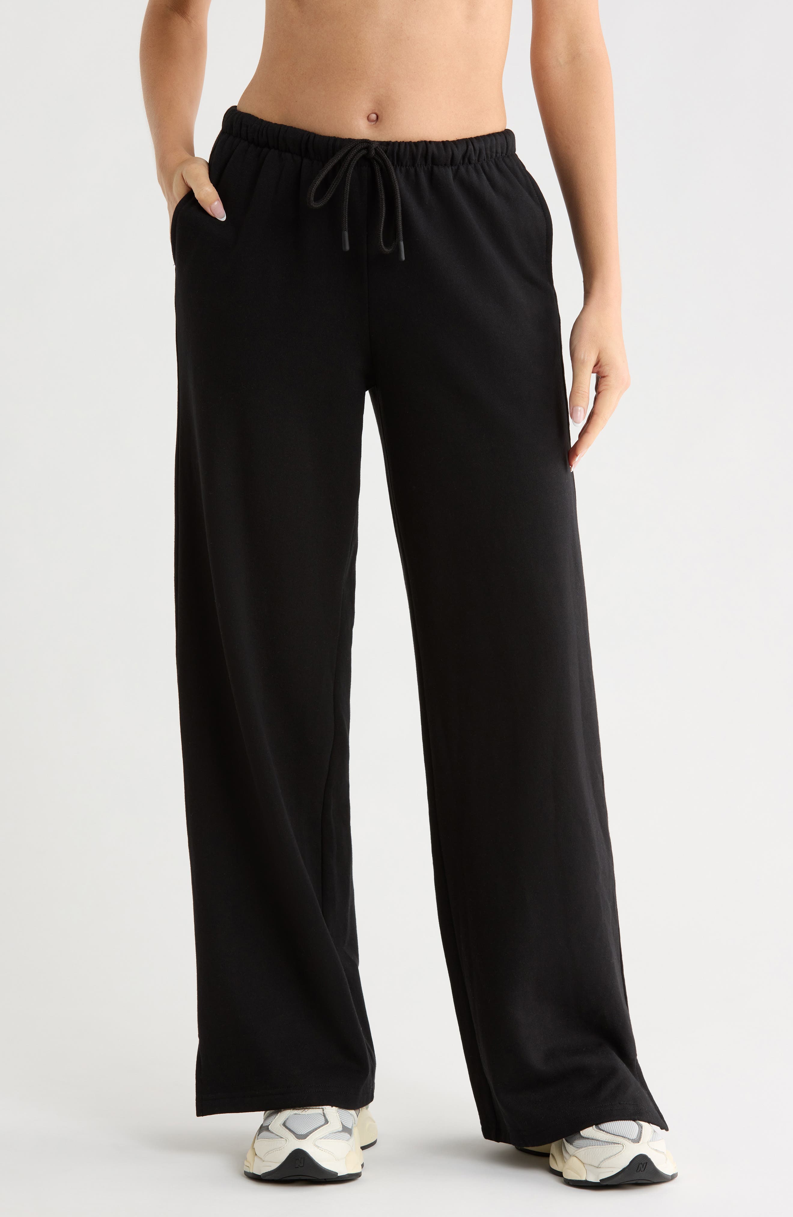 Flurry Fleece Wide Leg Sweatpants