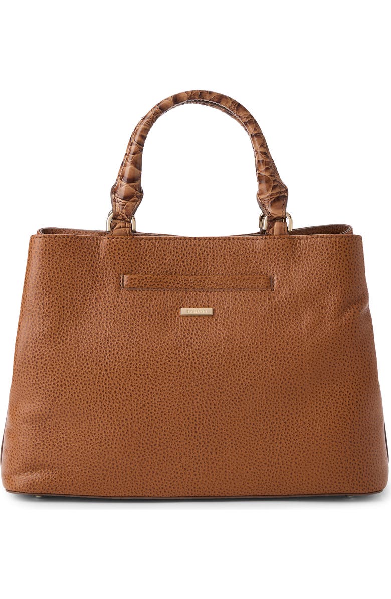 Brahmin Small Denise Leather Satchel, Alternate, color,