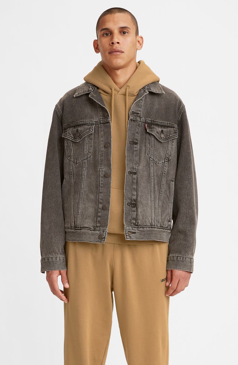 Levi's Vintage Fit Denim Trucker Jacket, Alternate, color,