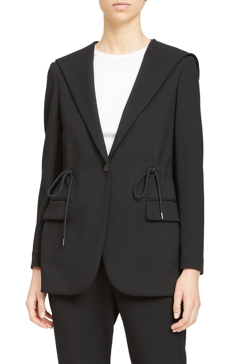 Theory Hooded Drape Blazer, Main, color, 