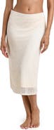 La Blanca Salted Stitch Midi Cover-Up Skirt