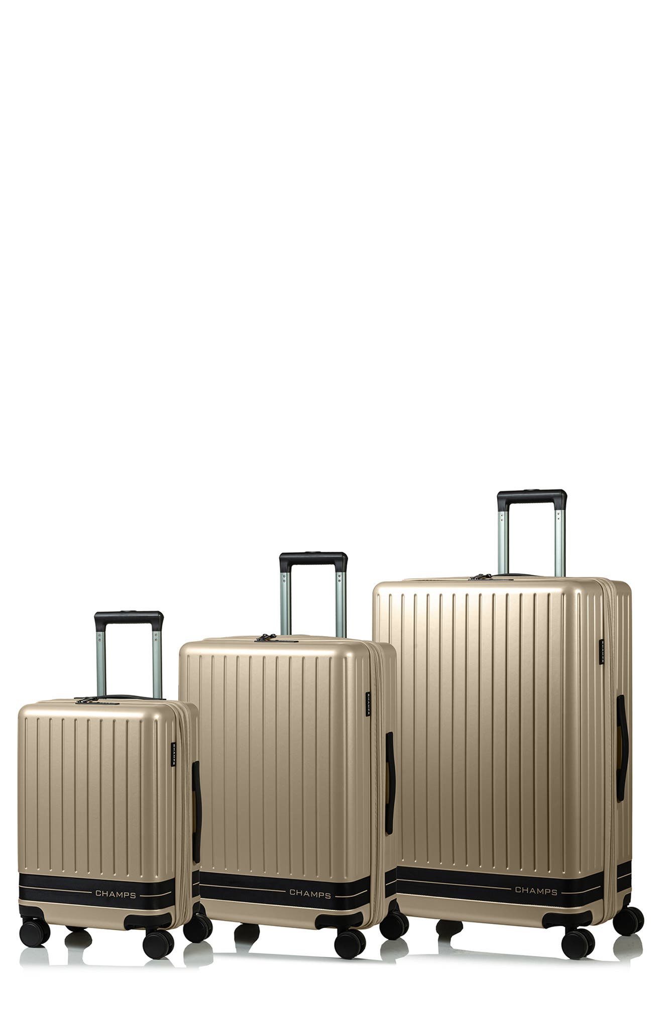 CHAMPS Fresh II 3-Piece Wheeled Luggage Set