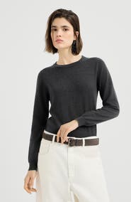 Brunello Cucinelli Cashmere sweater with monili