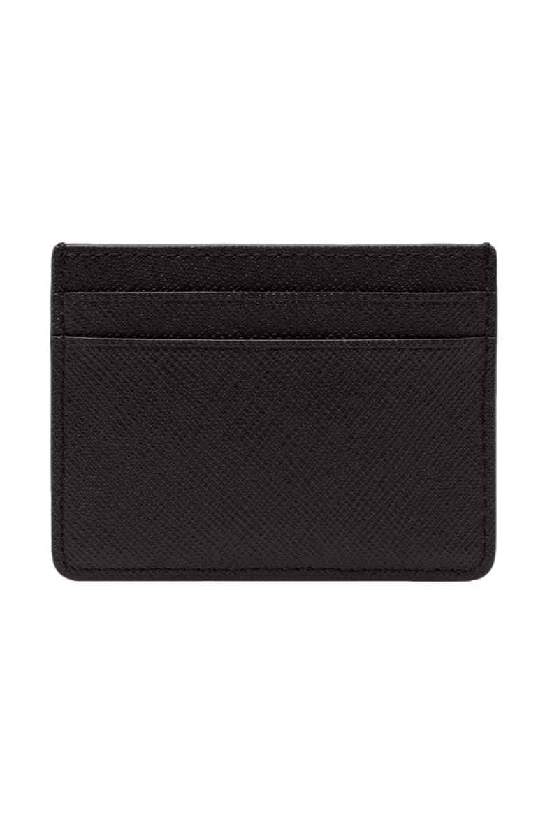 Reconstituted leather cardholder, Alternate, color, Black