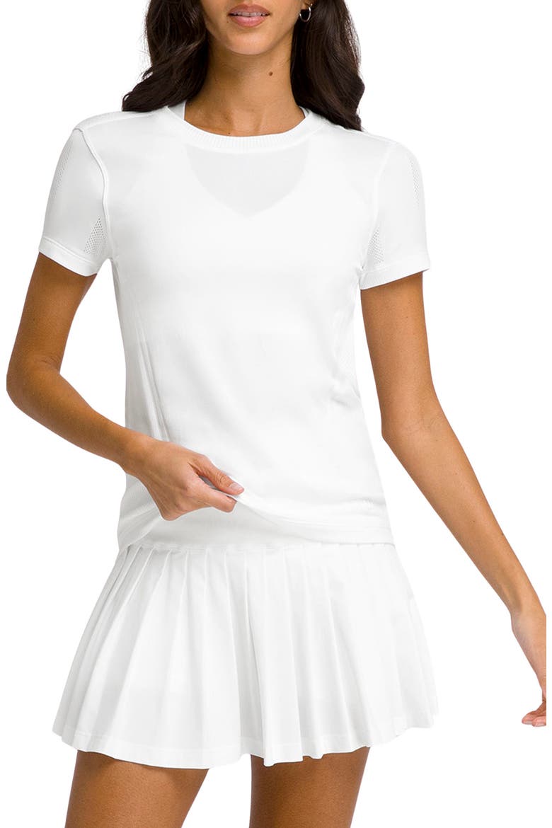 Pro Seamless T-Shirt, Main, color, BRIGHT WHITE
