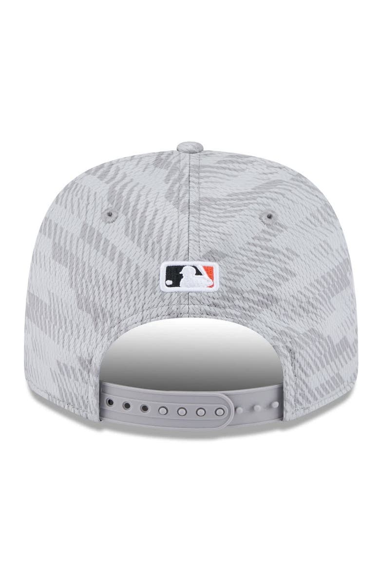 New Era Men's New Era Gray Baltimore Orioles 2025 MLB Clubhouse 9SEVENTY Stretch-Snap Hat, Alternate, color, 
