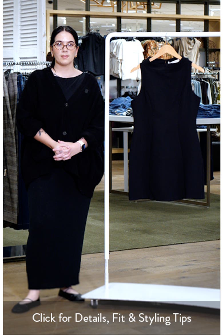 Lucina Mock Neck Cocktail Shift Dress video
