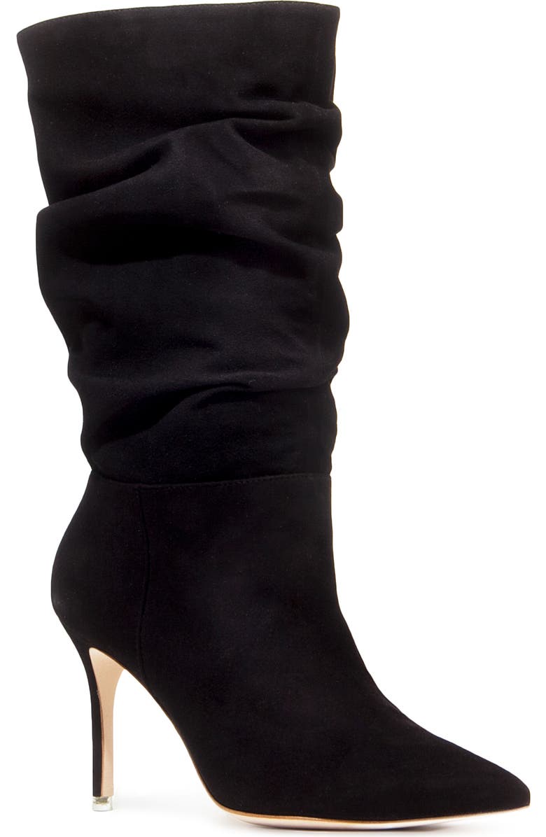 BLACK SUEDE STUDIO Slouch Bootie, Main, color,