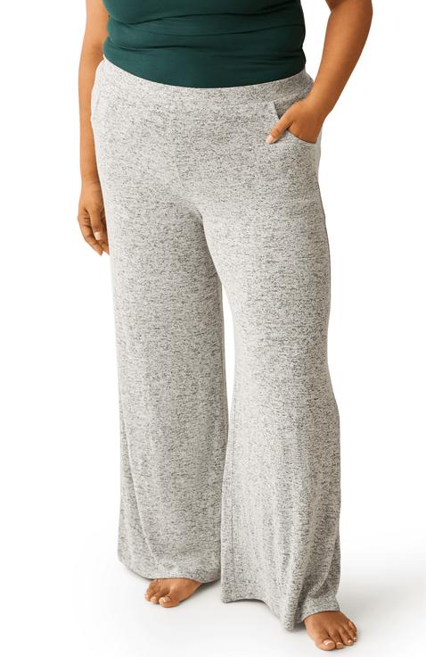 CozyKnit Wide Leg Lounge Pant