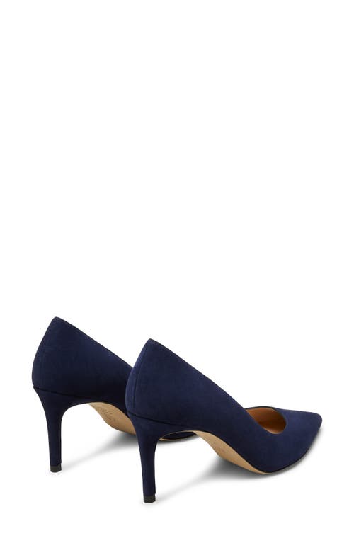 Stuart Weitzman Linsi 75 Pump In Nice Blue Suede