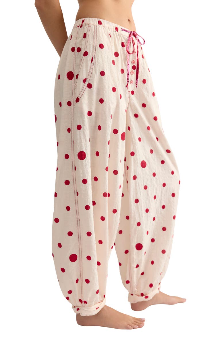 Intimately FP On Repeat Pajama Pants, Alternate, color, DOTS - IVORY COMBO