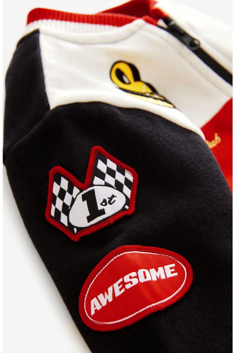 Kids' Racing Driver Jacket, Alternate, color, RED/ IVORY