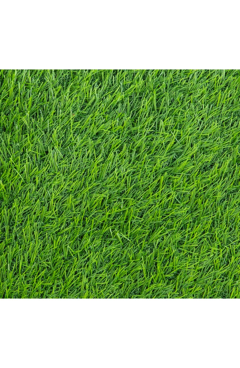 NEARLY NATURAL 15-in UV Resistant Artificial Grass Pillow Cushion, Alternate, color, Green
