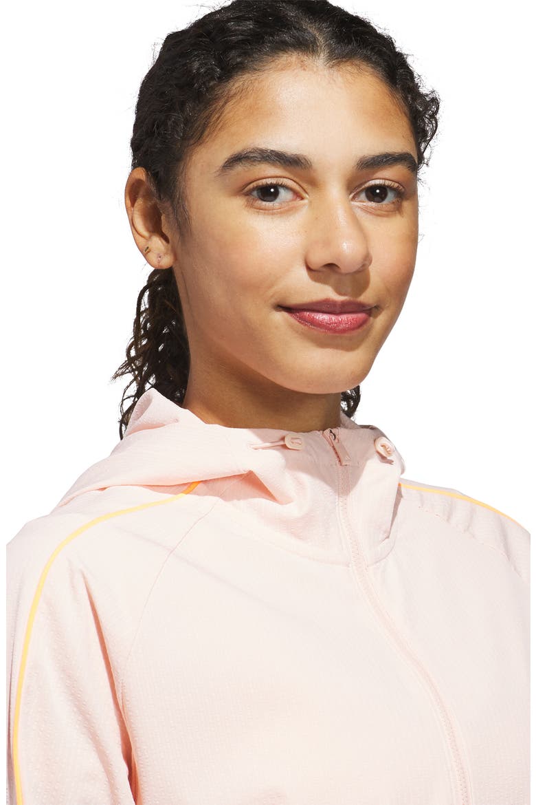 Ultimate365 Seersucker Quarter-Zip Pullover, Alternate, color, BLUSH PINK