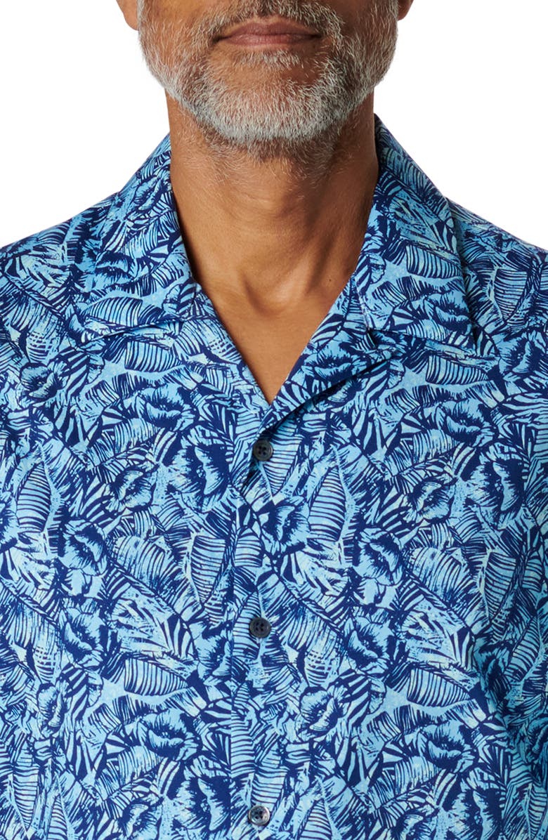 Bugatchi Cole OoohCotton<sup>®</sup> Floral Camp Shirt, Alternate, color, 