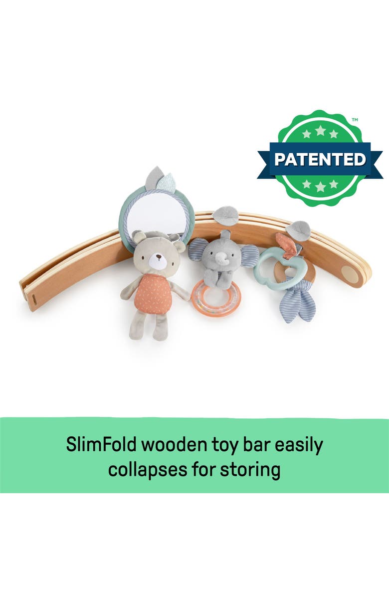 INGENUITY Cozy Spot Duvet Activity Gym with Self-Storage, Alternate, color, Multicolored