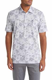 TravisMathew Private Deck Floral Short Sleeve Polo