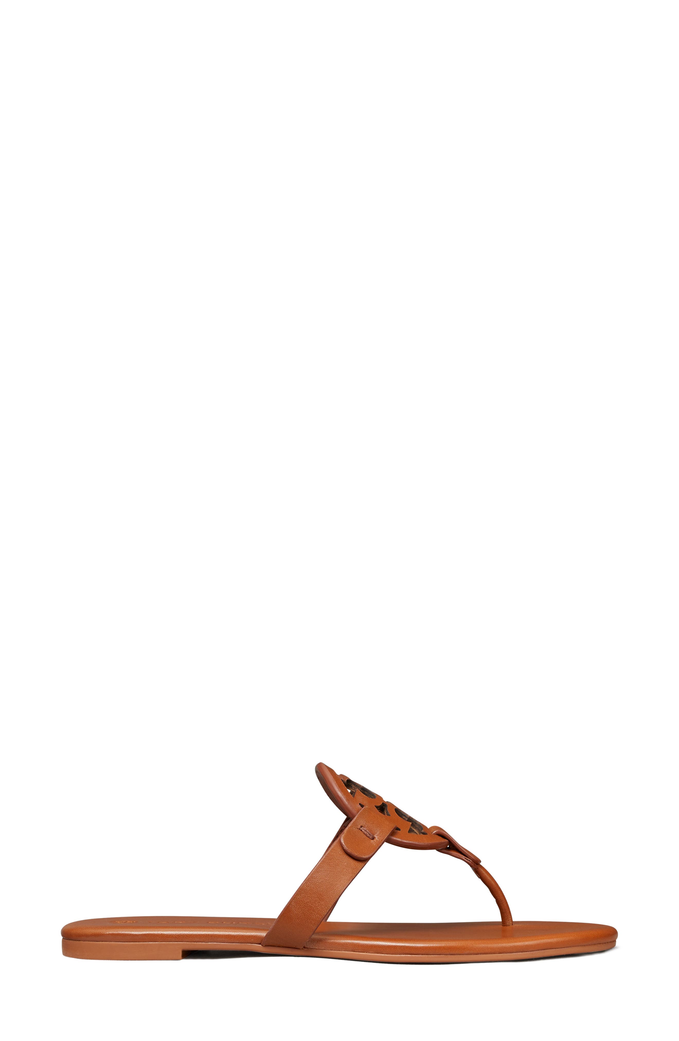 Tory Burch Miller Soft Thong Sandal, Alternate, color, Miele