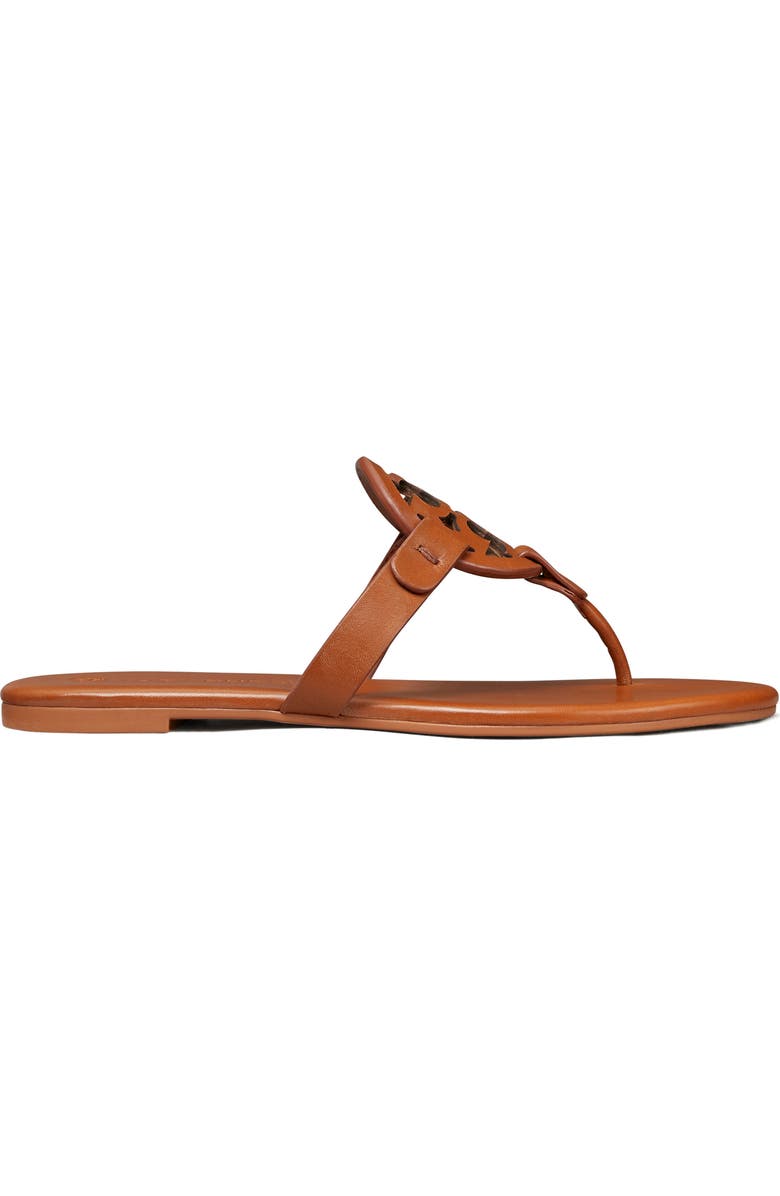 Tory Burch Miller Soft Thong Sandal, Alternate, color, Miele